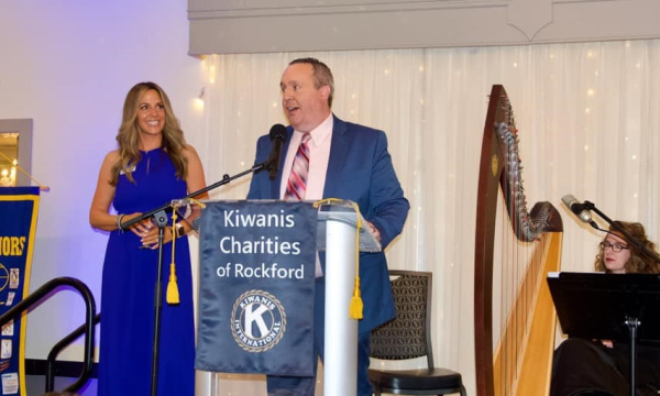 Emcees Heather and Mark